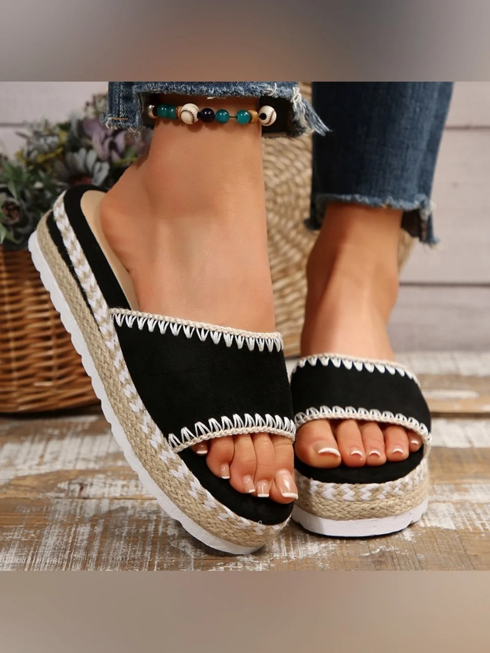 Open Toe Platform Sandals